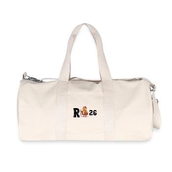 Rente 2026 Ente Rentner Rentnerin Ruhestand Lustig - Recycelte Canvas-Sporttasche von Stanley/Stella - Naturweiß - Vorne