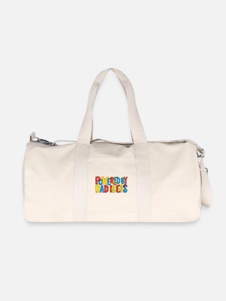 Alimenté par de mauvaises idées - Sac de sport en toile recyclée Stanley/Stella - blanc naturel