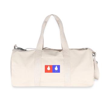 DoubleTrouble 1 - Recycelte Canvas-Sporttasche von Stanley/Stella - Naturweiß - Vorne