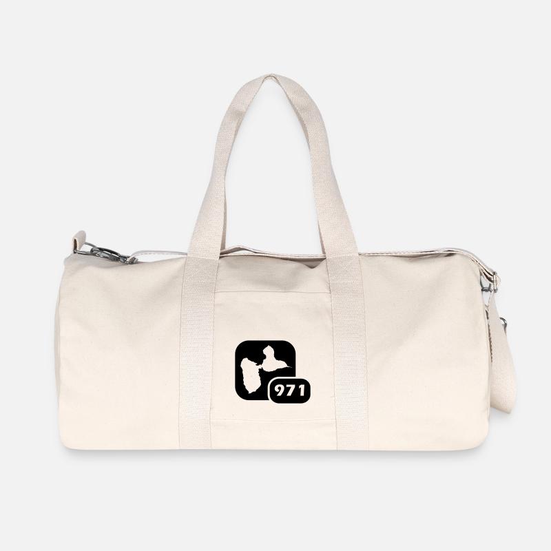 gwada - Recycelte Canvas-Sporttasche von Stanley/Stella - Naturweiß