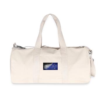Drapeau Nouvelle-Zélande Nouvelle-Zélande Nous aimons - Sac de sport en toile recyclée Stanley/Stella - blanc naturel - Devant
