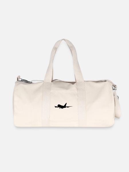 747 JUMBO JET. - Recycelte Canvas-Sporttasche von Stanley/Stella - Naturweiß