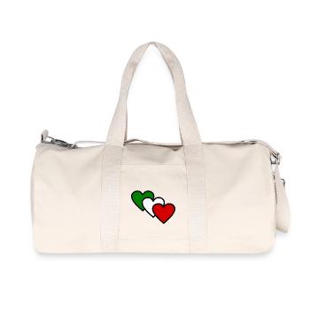 Italy - Recycled Canvas Sports Bag by Stanley/Stella - natural - Front