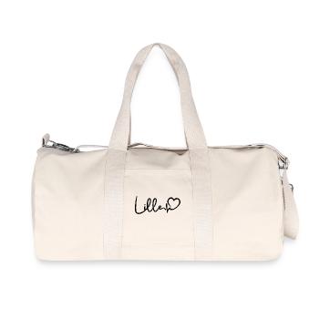 Lille heartbeat ville France - Sac de sport en toile recyclée Stanley/Stella - blanc naturel - Devant