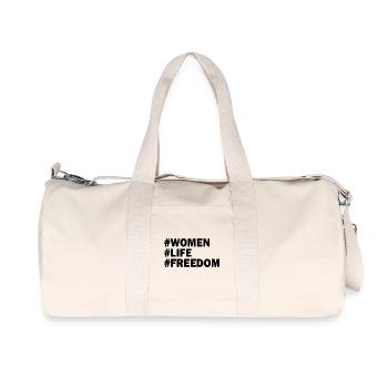 Women life freedom - Sac de sport en toile recyclée Stanley/Stella - blanc naturel - Devant