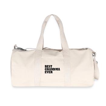 Best grandma ever - Recycled Canvas Sports Bag by Stanley/Stella - natural - Front