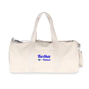 Kotka Finland - Stylische Prints - Recycelte Canvas-Sporttasche von Stanley/Stella - Naturweiß - Vorne