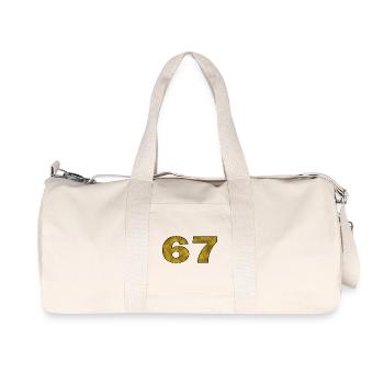 Golden 67 - Recycled Canvas Sports Bag by Stanley/Stella - natural - Front