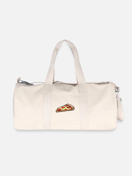 Pizza - Sac de sport en toile recyclée Stanley/Stella - blanc naturel