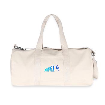 Idée cadeau pour un bouldereur avec escalade - Sac de sport en toile recyclée Stanley/Stella - blanc naturel - Devant