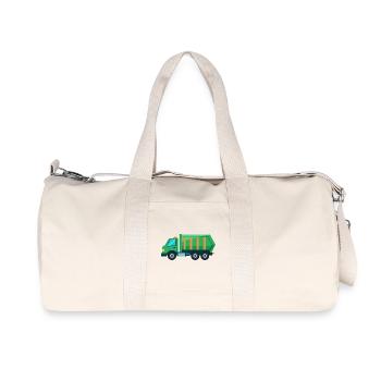 Garbage truk - Recycled Canvas Sports Bag by Stanley/Stella - natural - Front