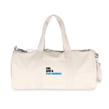 handball - Recycled Canvas Sports Bag by Stanley/Stella - natural - Front