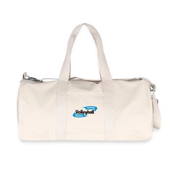 Volleyball - Recycelte Canvas-Sporttasche von Stanley/Stella - Naturweiß - Vorne