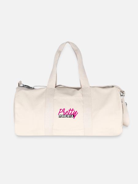 Schön Stark - Recycelte Canvas-Sporttasche von Stanley/Stella - Naturweiß