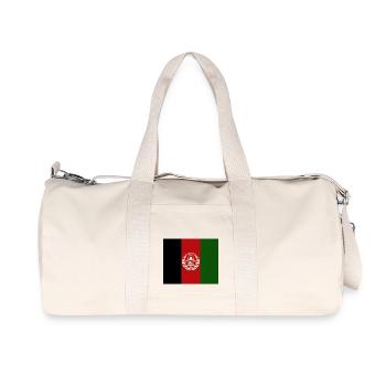 Afghanistan - Sac de sport en toile recyclée Stanley/Stella - blanc naturel - Devant