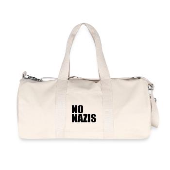 Pas de nazis - Sac de sport en toile recyclée Stanley/Stella - blanc naturel - Devant