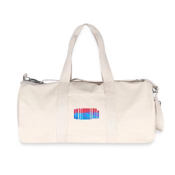 Jacaranda Mountain Heat - Recycled Canvas Sports Bag by Stanley/Stella - natural - Front