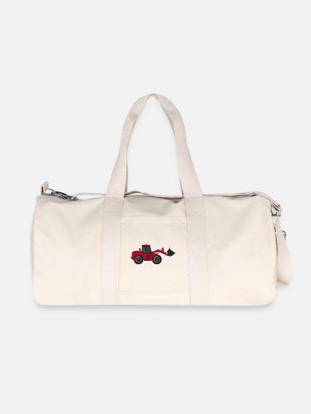 Bagger - Recycelte Canvas-Sporttasche von Stanley/Stella - Naturweiß