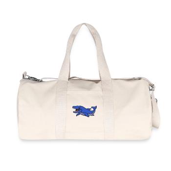 Dino - Recycelte Canvas-Sporttasche von Stanley/Stella - Naturweiß - Vorne