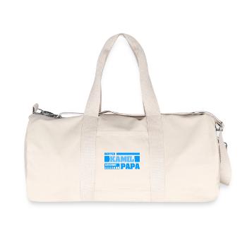 Kamil as birth - Recycled Canvas Sports Bag by Stanley/Stella - natural - Front