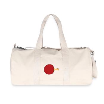tennis de table de ping pong ping-pong bat6 - Sac de sport en toile recyclée Stanley/Stella - blanc naturel - Devant