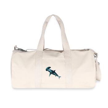 Haie - Recycelte Canvas-Sporttasche von Stanley/Stella - Naturweiß - Vorne
