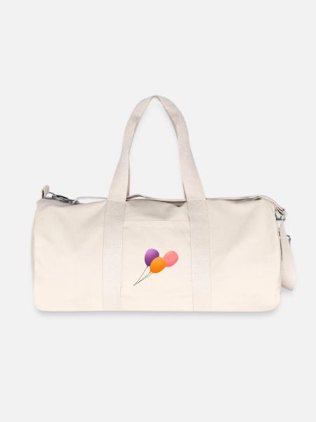 Luftballons - Recycelte Canvas-Sporttasche von Stanley/Stella - Naturweiß