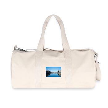 Ponts de Florence Italie V - Sac de sport en toile recyclée Stanley/Stella - blanc naturel - Devant