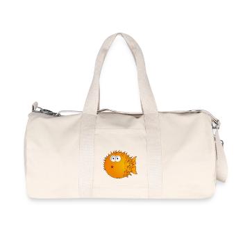 kugelfisch - Recycelte Canvas-Sporttasche von Stanley/Stella - Naturweiß - Vorne