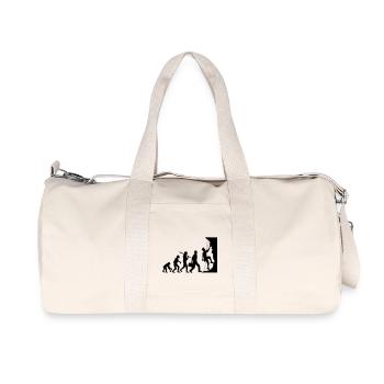 evolution evolution born steep wall climbs - Recycled Canvas Sports Bag by Stanley/Stella - natural - Front