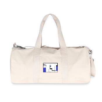 Phoenix - Sac de sport en toile recyclée Stanley/Stella - blanc naturel - Devant