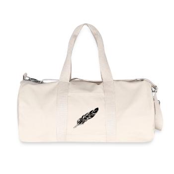 feather - Recycled Canvas Sports Bag by Stanley/Stella - natural - Front