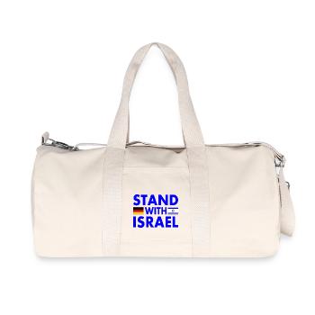 Israel - Recycled Canvas Sports Bag by Stanley/Stella - natural - Front