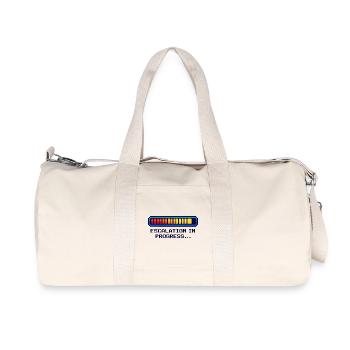 Chemise geek de mode Escalade – Design de nerds drôle - Sac de sport en toile recyclée Stanley/Stella - blanc naturel - Devant