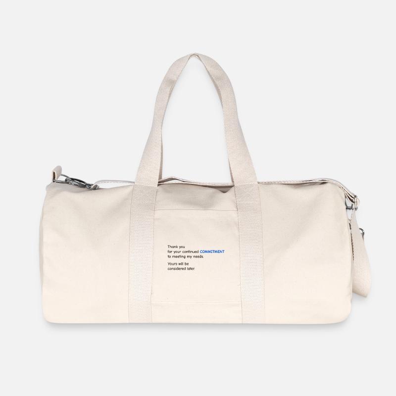 Baby Performance Review - Commitment - Recycelte Canvas-Sporttasche von Stanley/Stella - Naturweiß