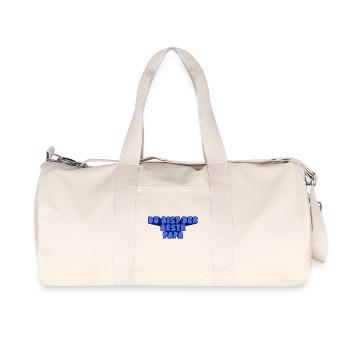 du bist der beste Papa - Recycelte Canvas-Sporttasche von Stanley/Stella - Naturweiß - Vorne