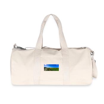 A Scenery in Hokkaido - Recycled Canvas Sports Bag by Stanley/Stella - natural - Front