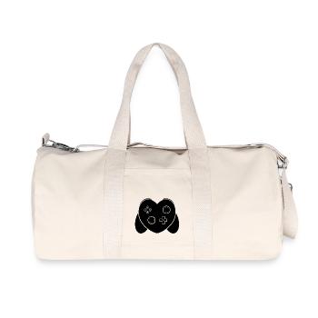 Love Of Gaming - Black - Recycled Canvas Sports Bag by Stanley/Stella - natural - Front