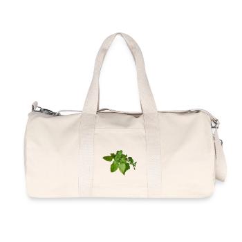 herb rosemary parsley thyme dill oregano - Recycled Canvas Sports Bag by Stanley/Stella - natural - Front