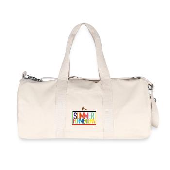 Sommer Formentera - Sommer Urlaub Balearen - Recycelte Canvas-Sporttasche von Stanley/Stella - Naturweiß - Vorne