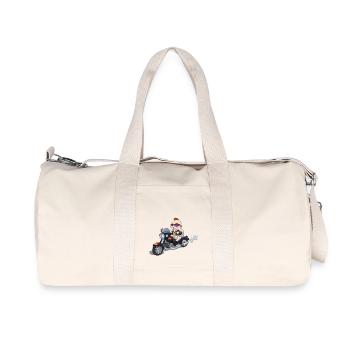Baby Rider - Sac de sport en toile recyclée Stanley/Stella - blanc naturel - Devant