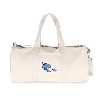 piranha - Recycled Canvas Sports Bag by Stanley/Stella - natural - Front
