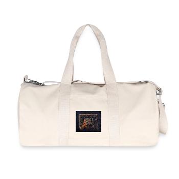 Skorpion - Recycelte Canvas-Sporttasche von Stanley/Stella - Naturweiß - Vorne