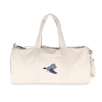 Sweet bird gift idea - Recycled Canvas Sports Bag by Stanley/Stella - natural - Front