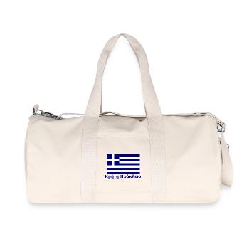 Crète Iraklion Héraklion - Sac de sport en toile recyclée Stanley/Stella - blanc naturel - Devant