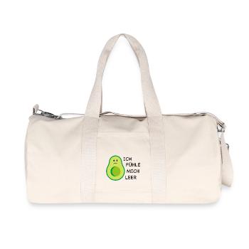 Avocado - Recycelte Canvas-Sporttasche von Stanley/Stella - Naturweiß - Vorne