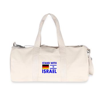 Israel - Recycled Canvas Sports Bag by Stanley/Stella - natural - Front