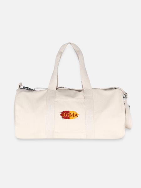 Roma Rom Römer Fußball - Recycelte Canvas-Sporttasche von Stanley/Stella - Naturweiß