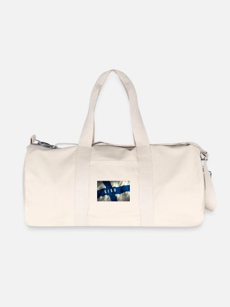 Guts - Recycled Canvas Sports Bag by Stanley/Stella - natural
