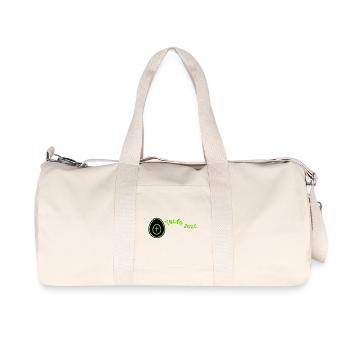 Baptism 2026 Cross in the Egg Hope Faith - Recycled Canvas Sports Bag by Stanley/Stella - natural - Front